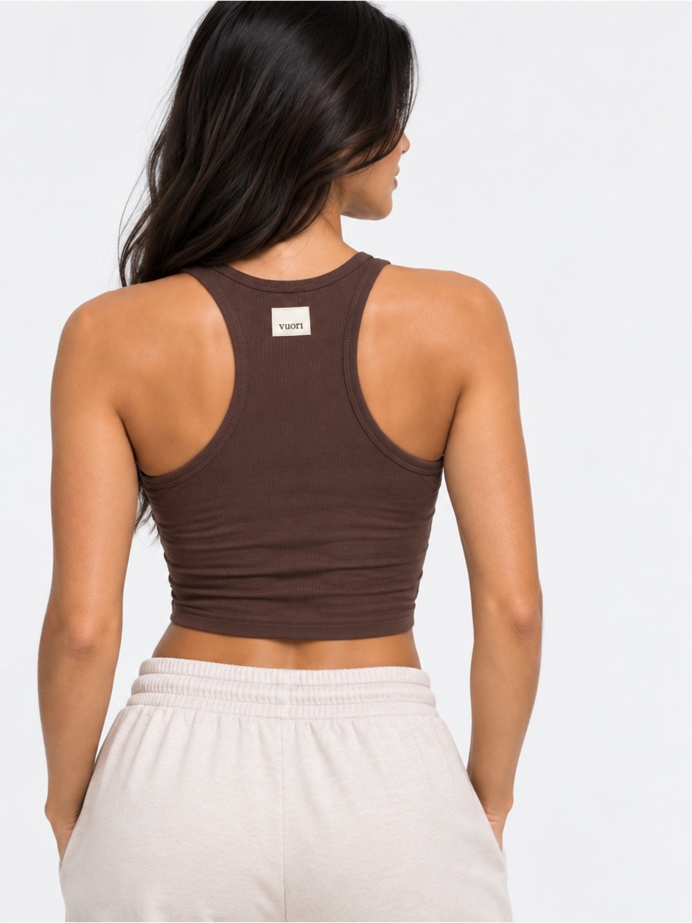 Vuori Java Ribbed Racerback  Tank NWT